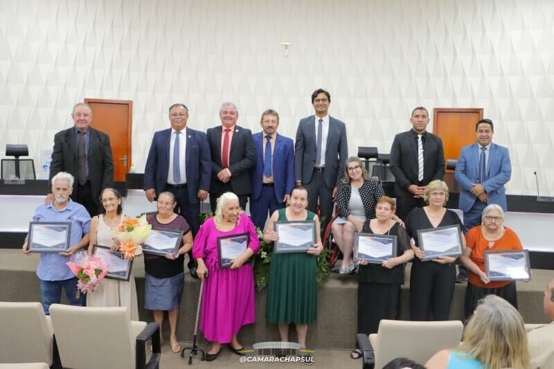 Imagem de compartilhamento para o artigo Câmara de Chapadão do Sul faz homenagem para idosos em sessão solene da MS Todo dia